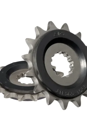 Express Levering JT SPROCKETS - FRONT STEEL 15T RB, 520 - Sprockets - RUBBER CUSHIONED